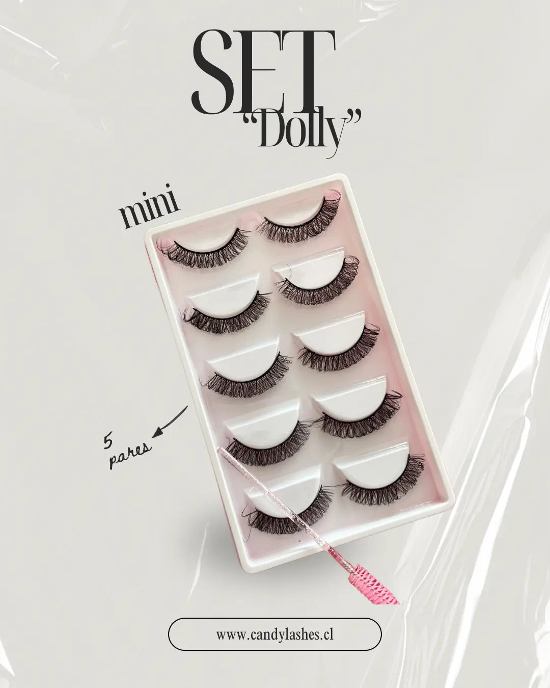 Pestañas Postizas Modelo "Dolly" Candylashes