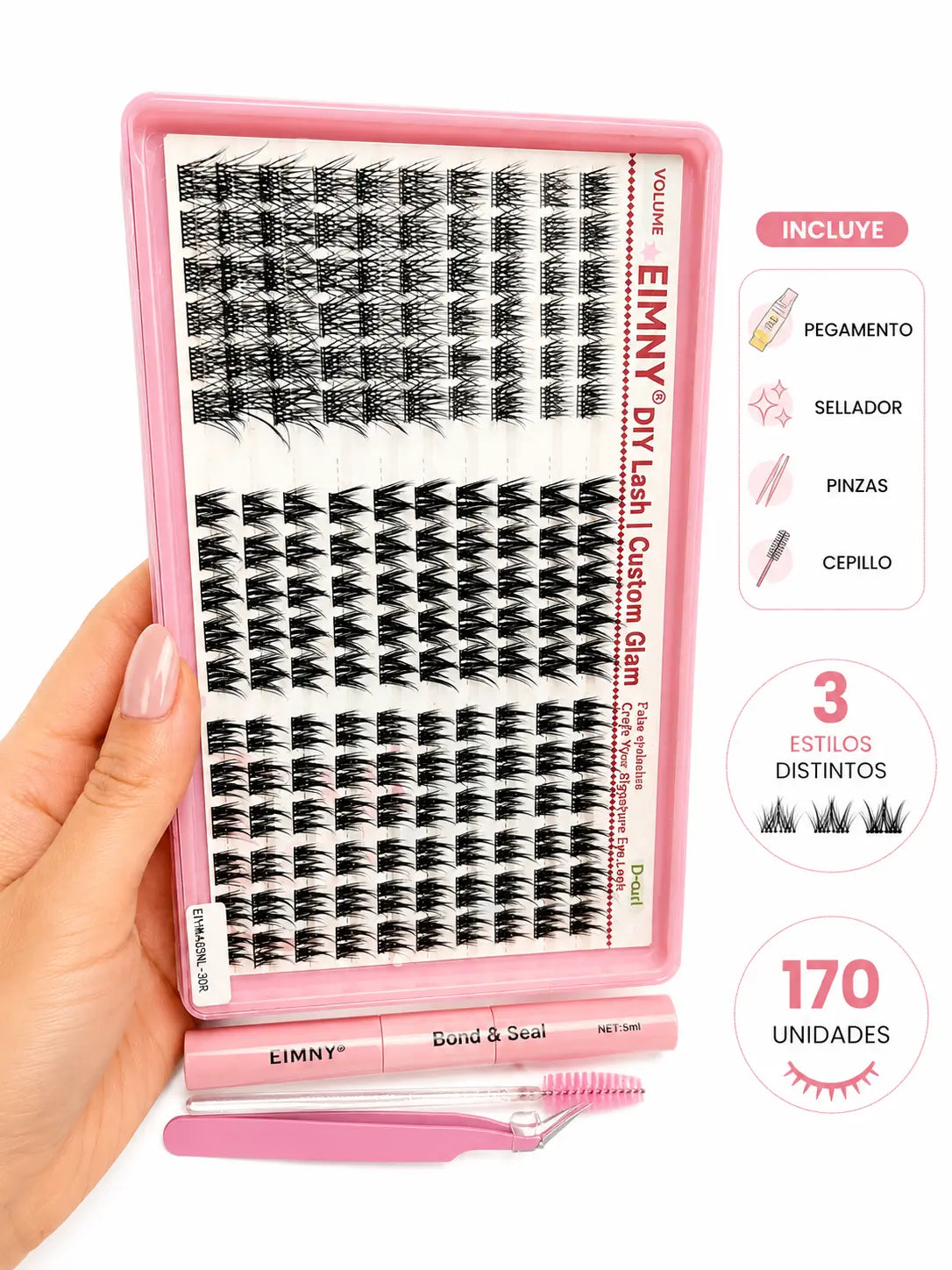 Libro de pestañas Estilo natural (300un) Candylashes