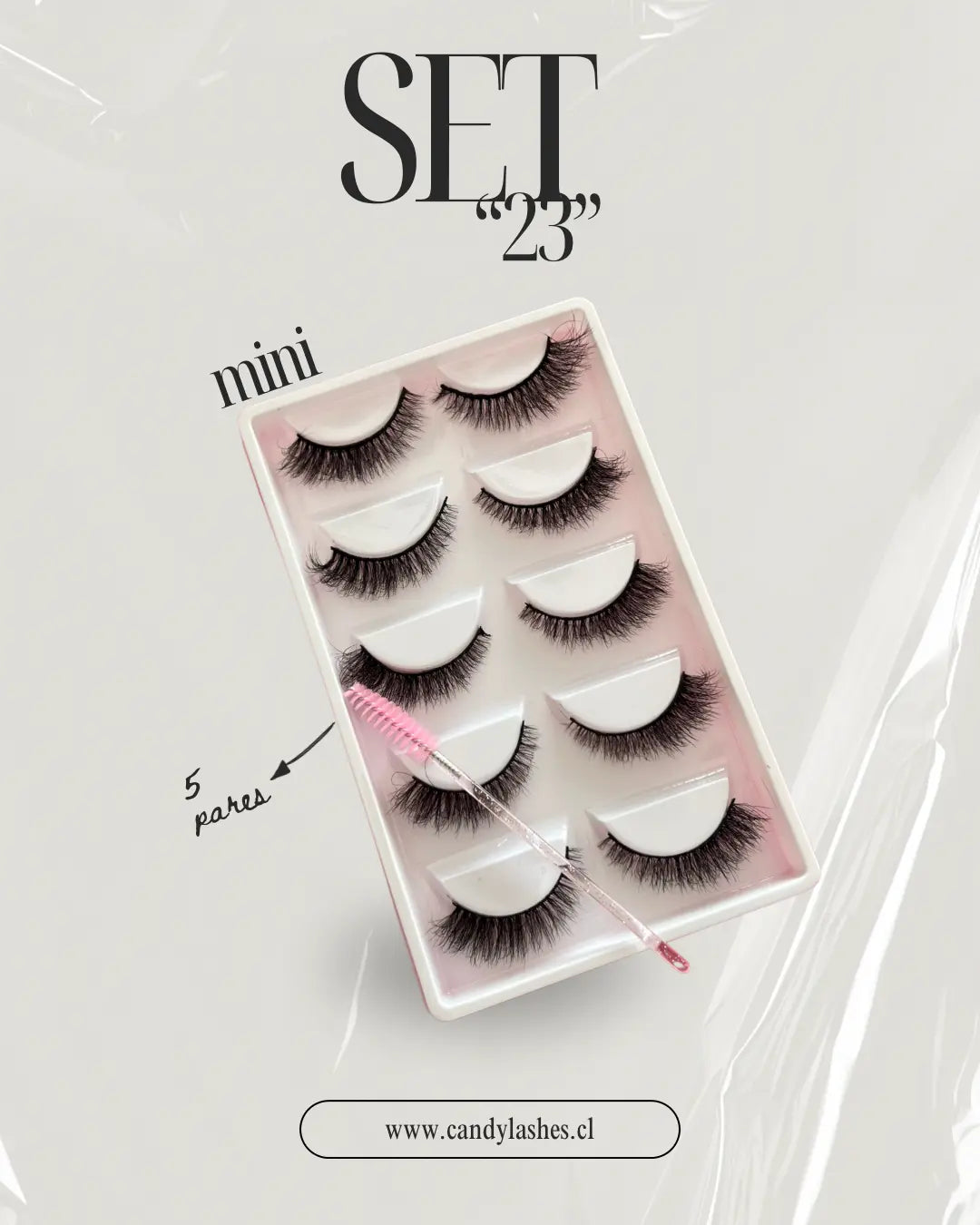 Pestañas Postizas Modelo "23" Candylashes
