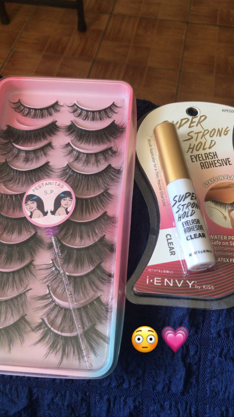 Pegamento Para Pestañas "KISS I Envy Adhesivo para Pestañas Super Fuerte Transparente”