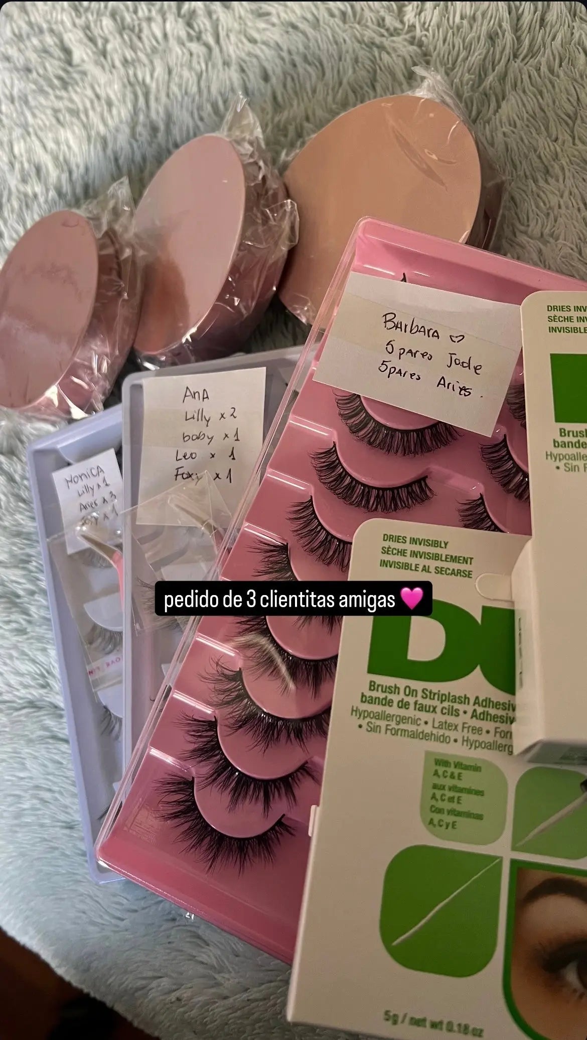 Caja Organizadora de Pestañas – Capacidad para Dos Pares Candylashes