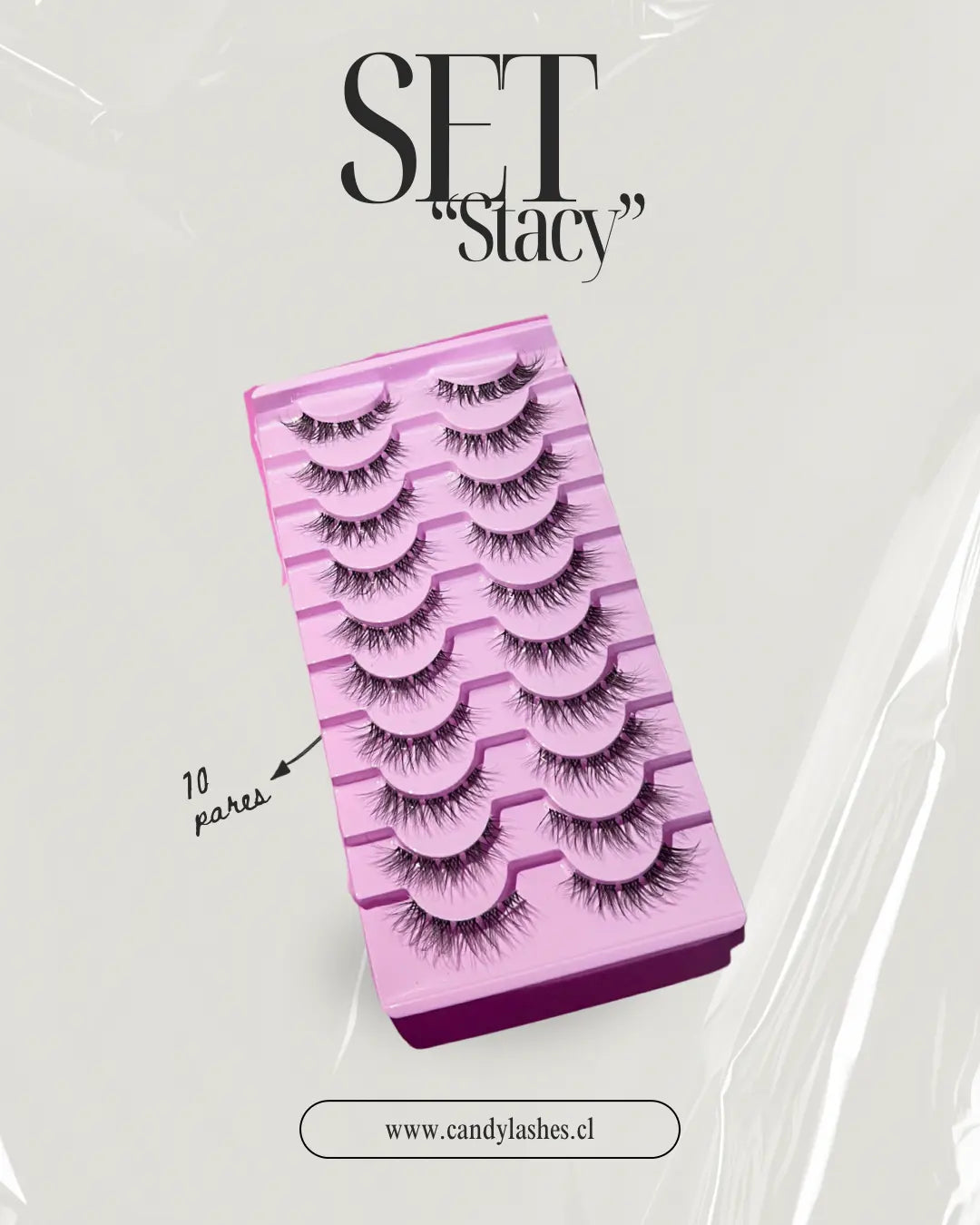 Pestañas Postizas Modelo "Stacy" Candylashes