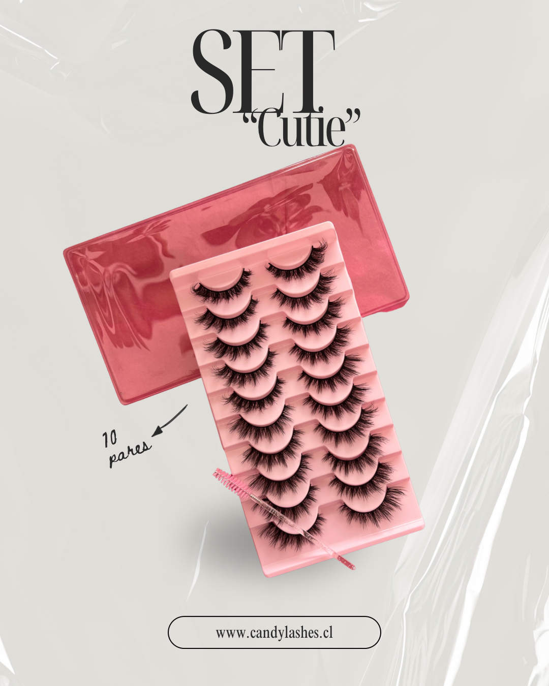 Pestañas Postizas Modelo "Cutie”