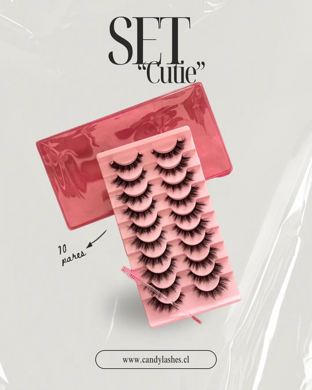 Pestañas Postizas Modelo "Cutie” Candylashes