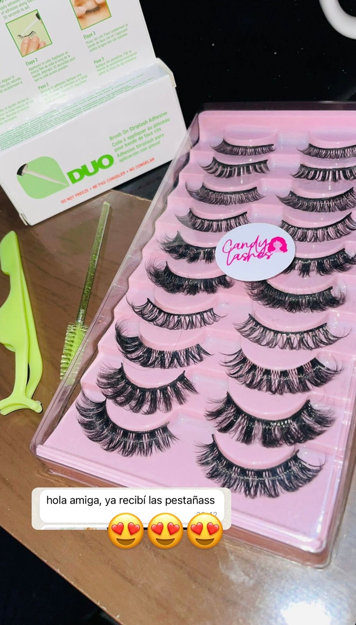 Pegamento Para Pestañas "DUO" tira pincel