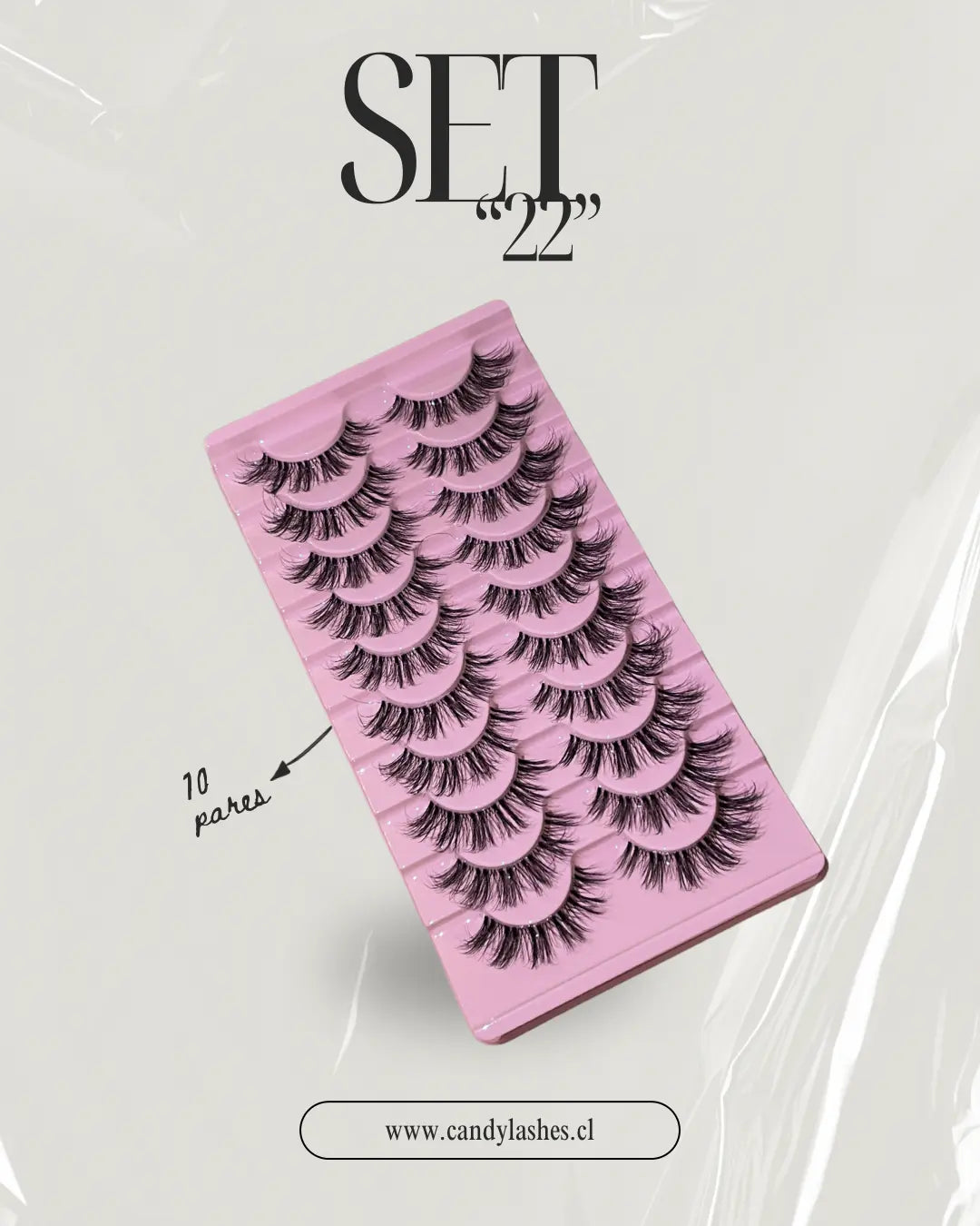 Pestañas Postizas Modelo "22" Candylashes