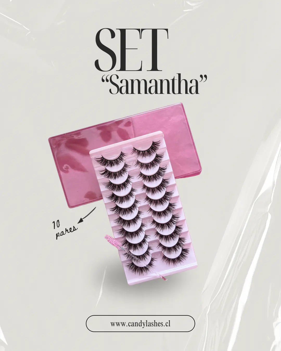 Pestañas postizas Modelo “Samanta” Candylashes