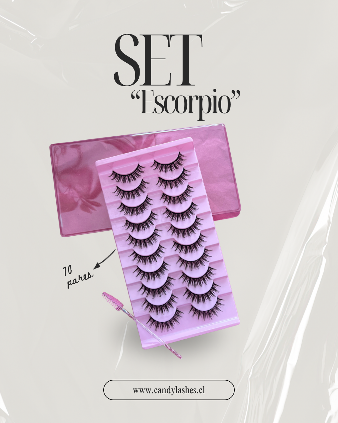 Pestañas Postizas Modelo "Escorpio"