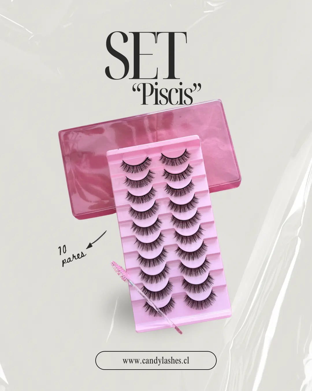 Pestañas Postizas Modelo "Piscis" Candylashes