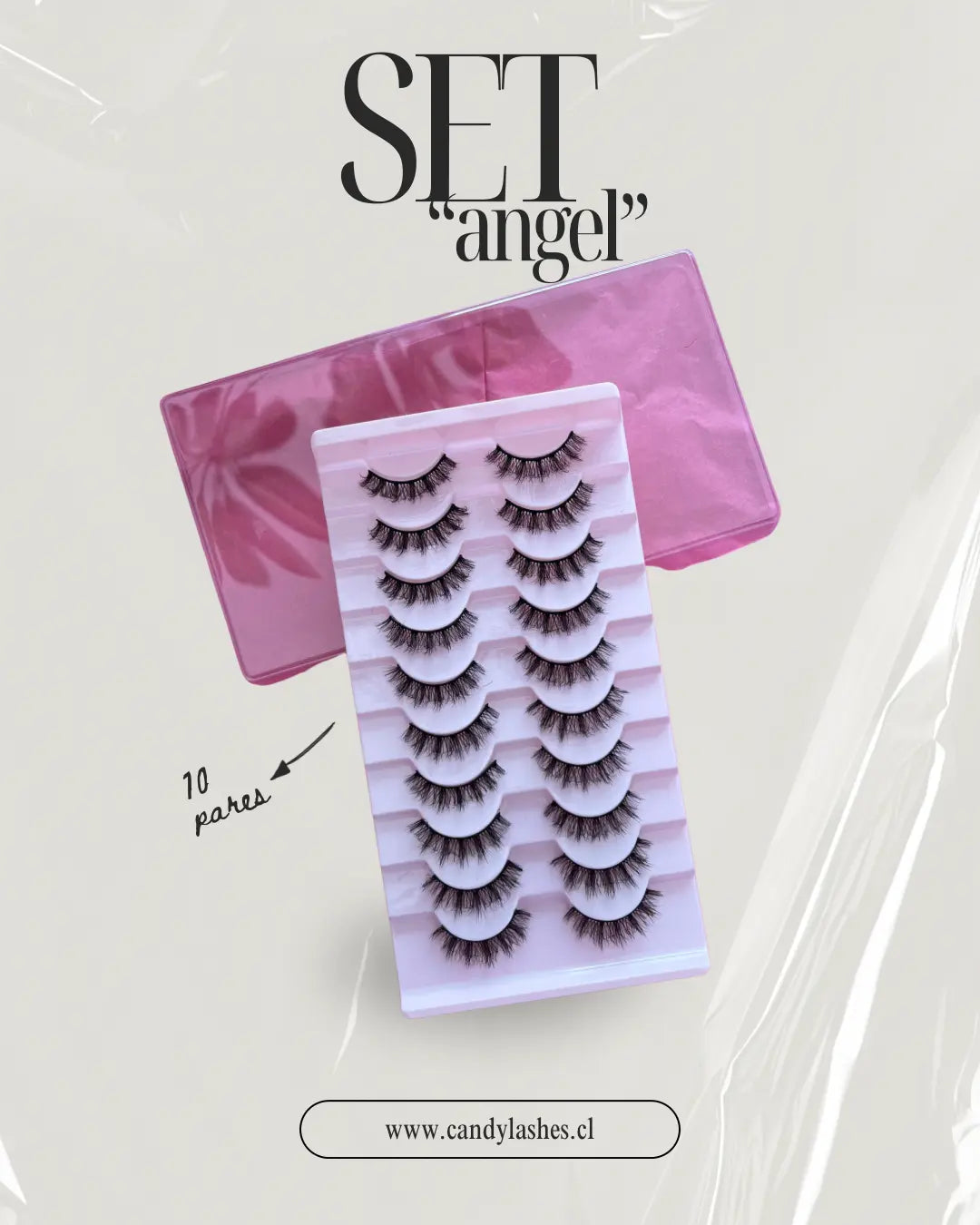 Pestañas Potizas MODELO ANGEL Candylashes