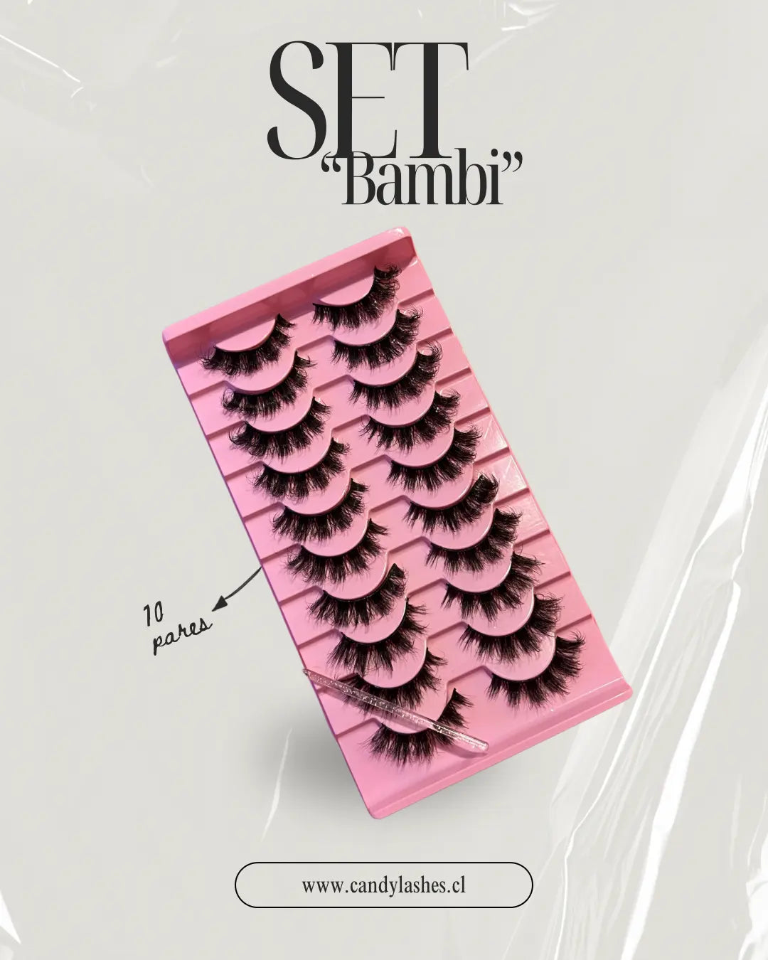 Pestañas Postizas Modelo "Bambi" Candylashes