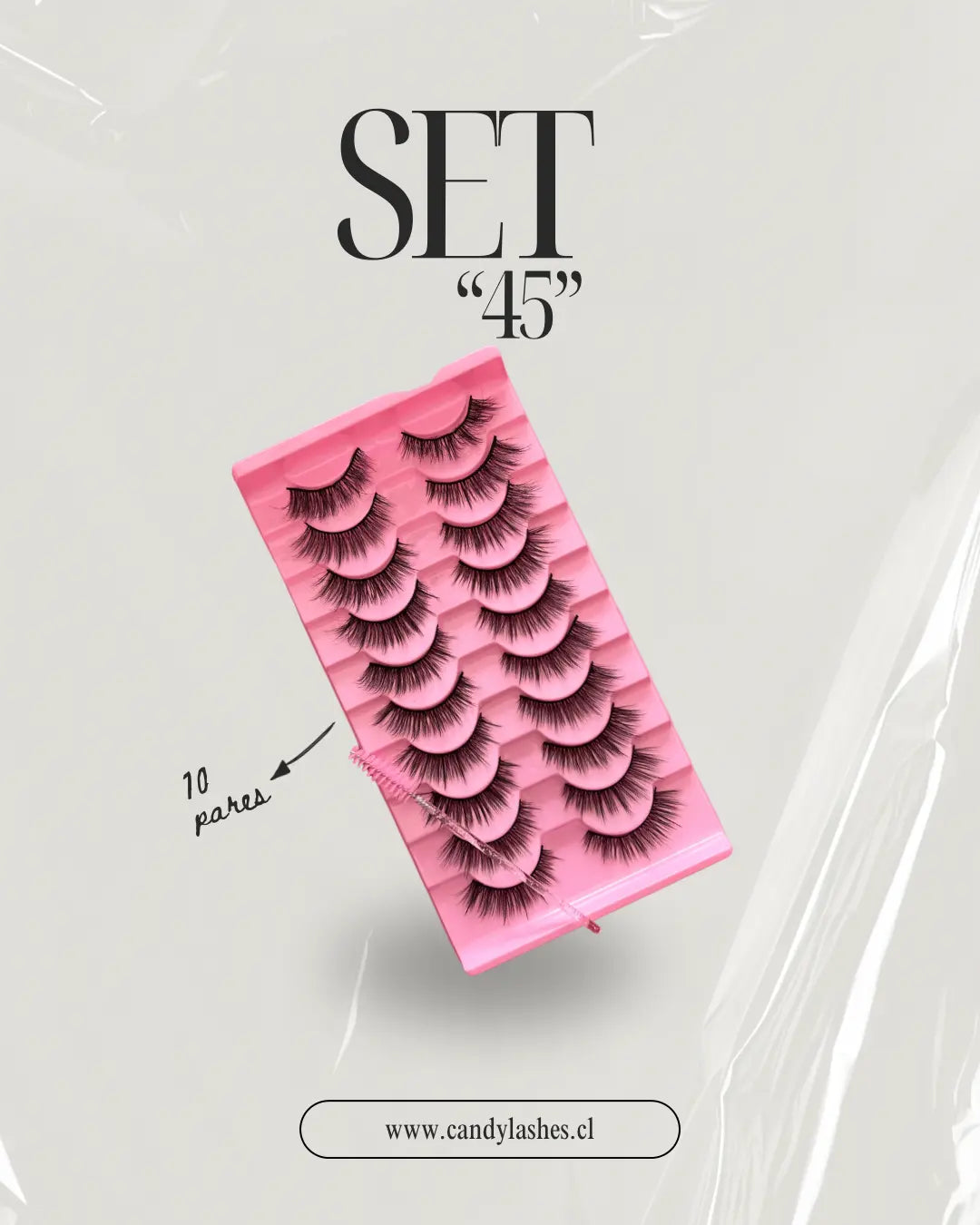 Pestañas Postizas Modelo 45 Candylashes