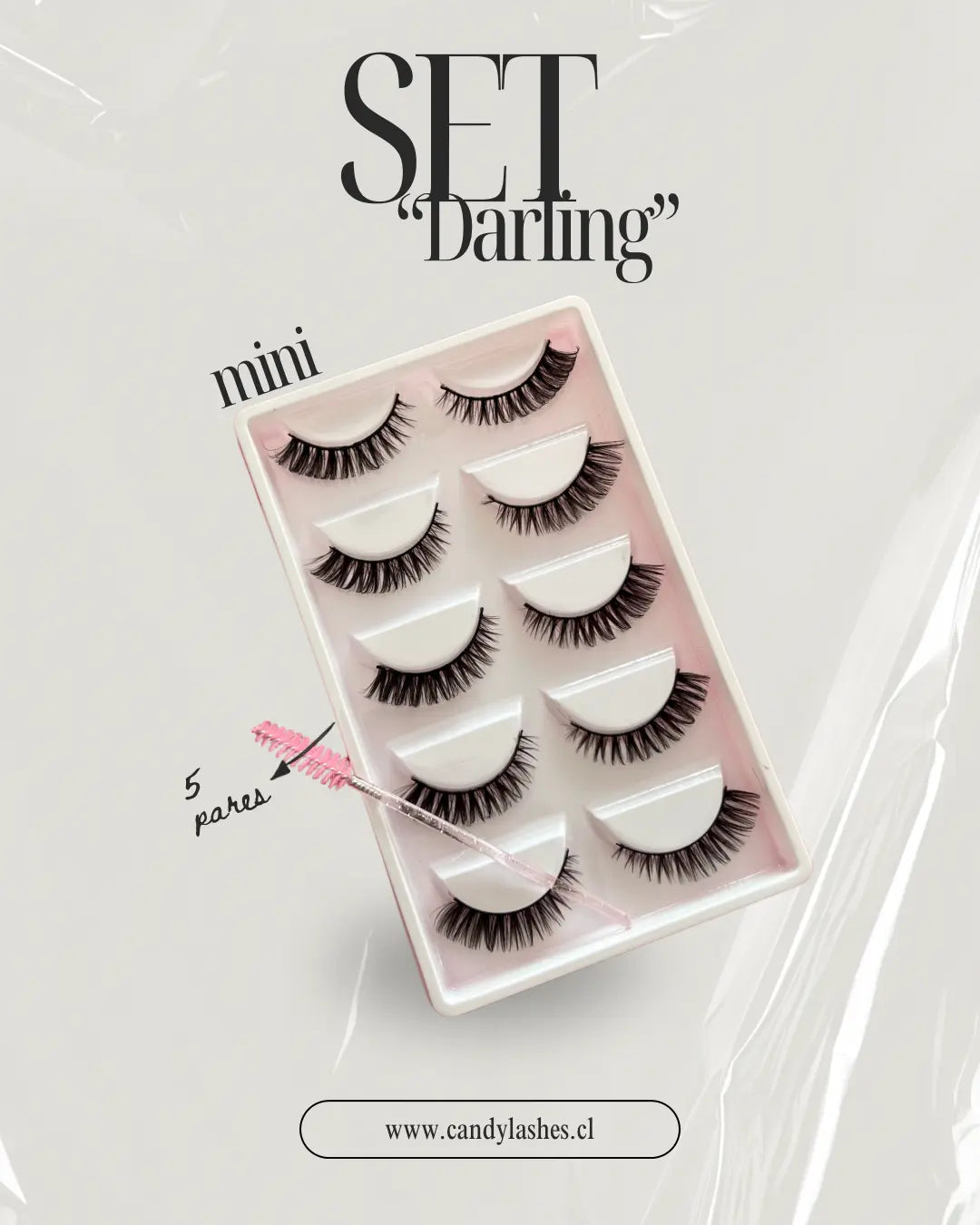 Pestañas postizas Modelo “Darling” Candylashes