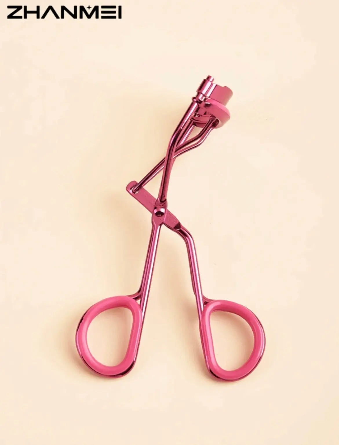 Encrespador de pestañas rosa