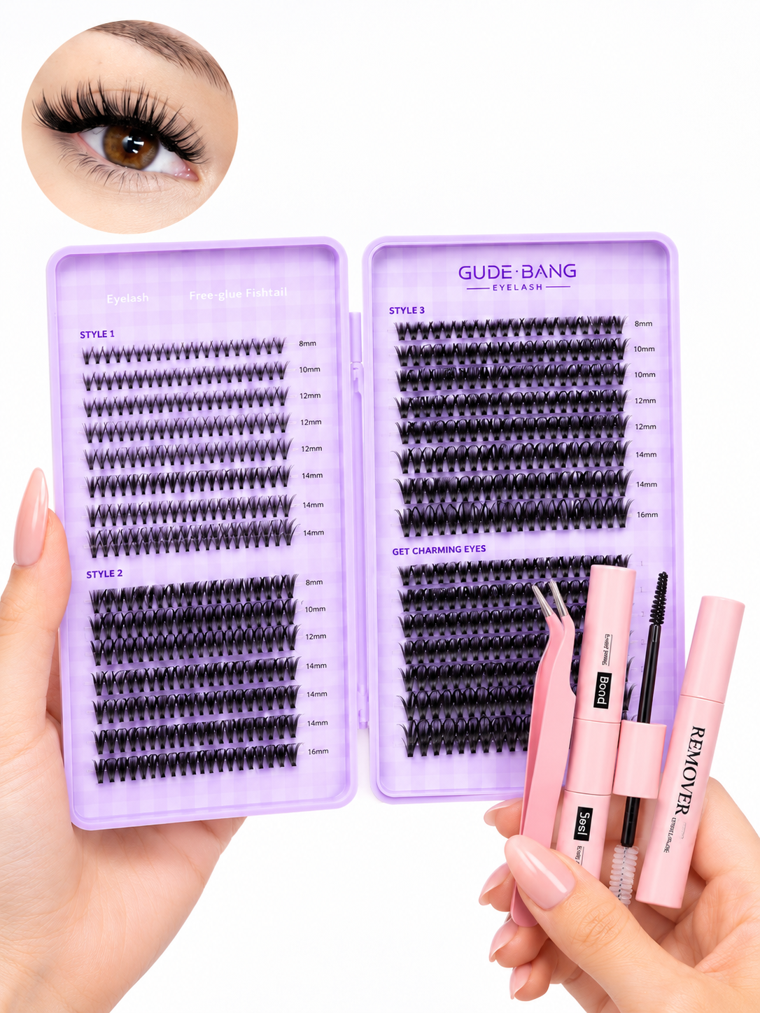 Libro de pestañas Estilos Anime +kit completo (copia) Candylashes