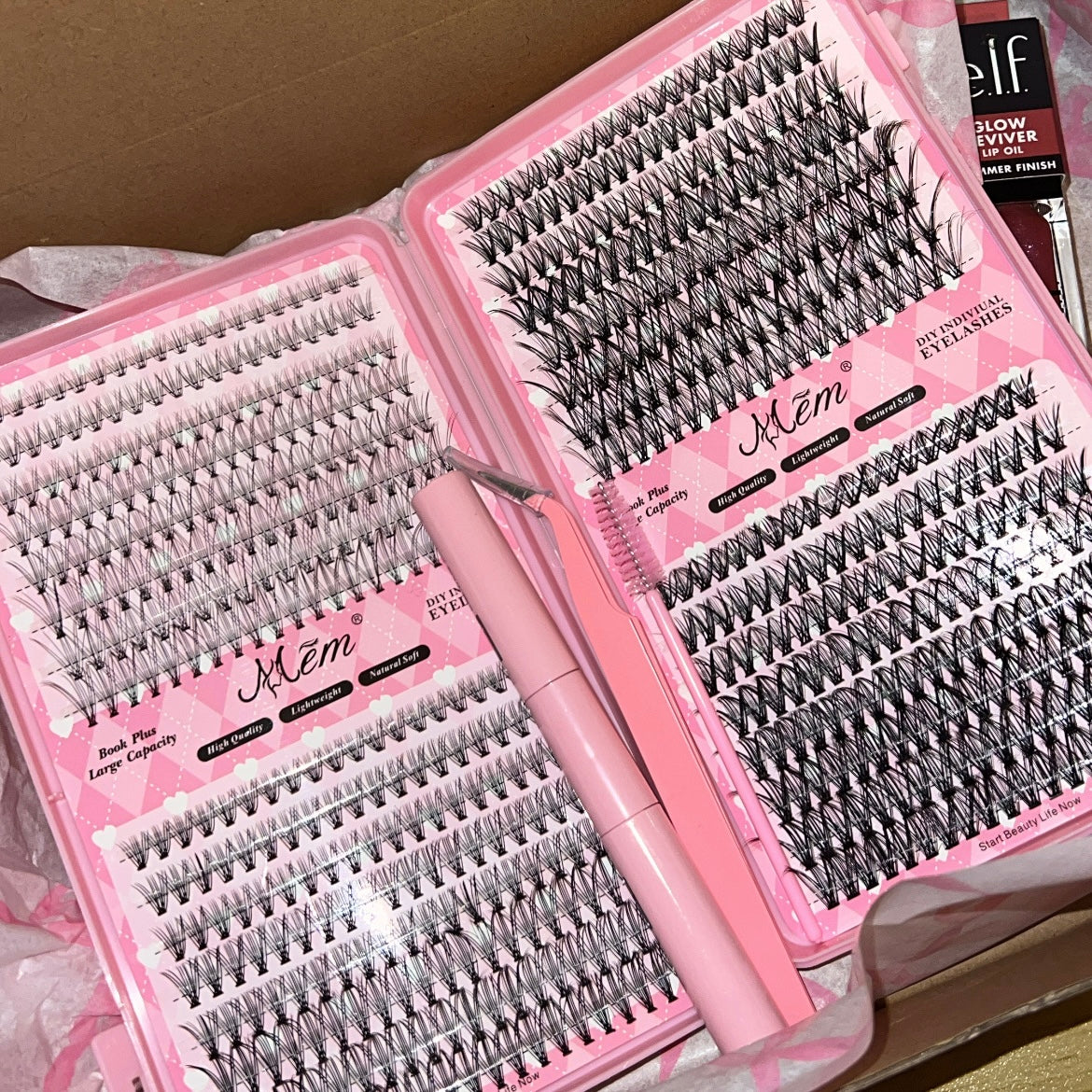 Set aplicación pestañas racimo (Libro de pestañas)