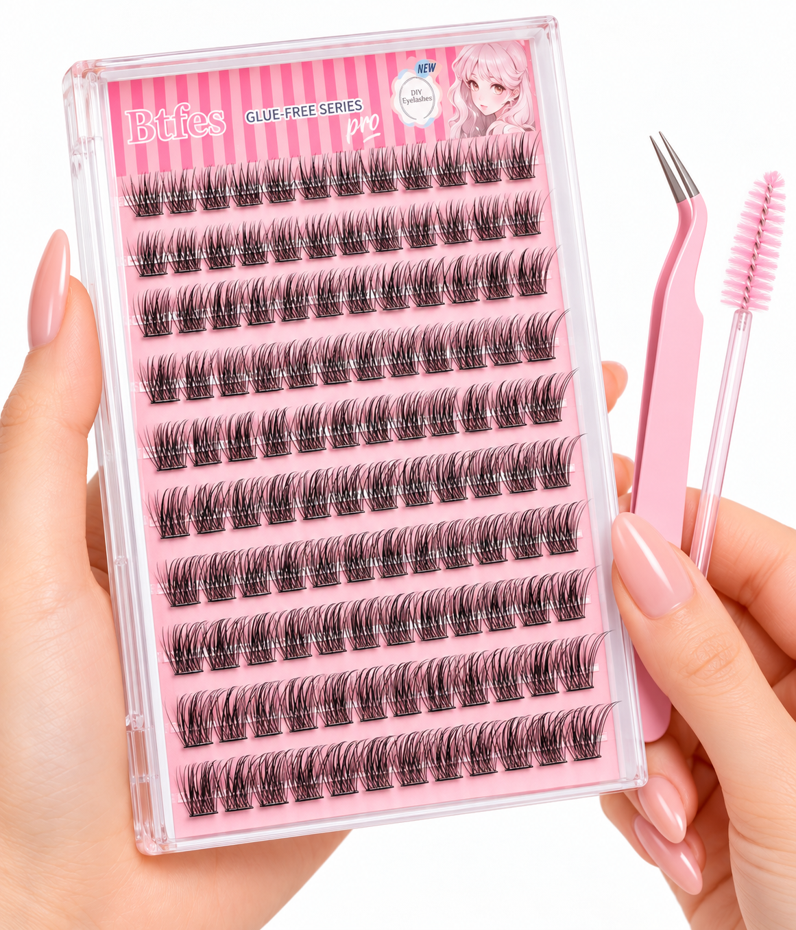 Pestañas Autoadhesivas Estilo Máscara Candylashes