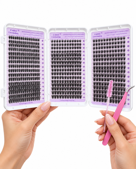 SUPER Libro de pestañas 3 Estilos (640 racimos) Candylashes