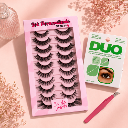 Set Deluxe (10 pares a tu gusto + pegamento)