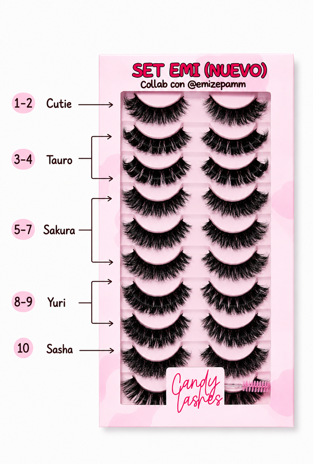 Favoritos de EMI (COLAB CON @EMIZEPAM.M) Candylashes